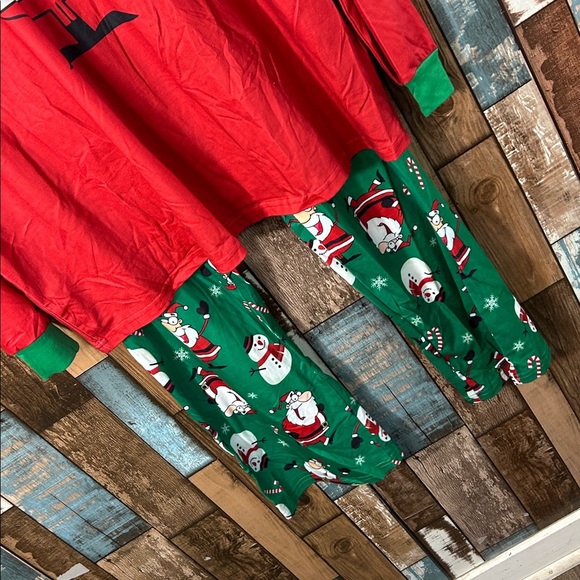 PatPat Red and Green Christmas pajama set - Picture 7 of 12